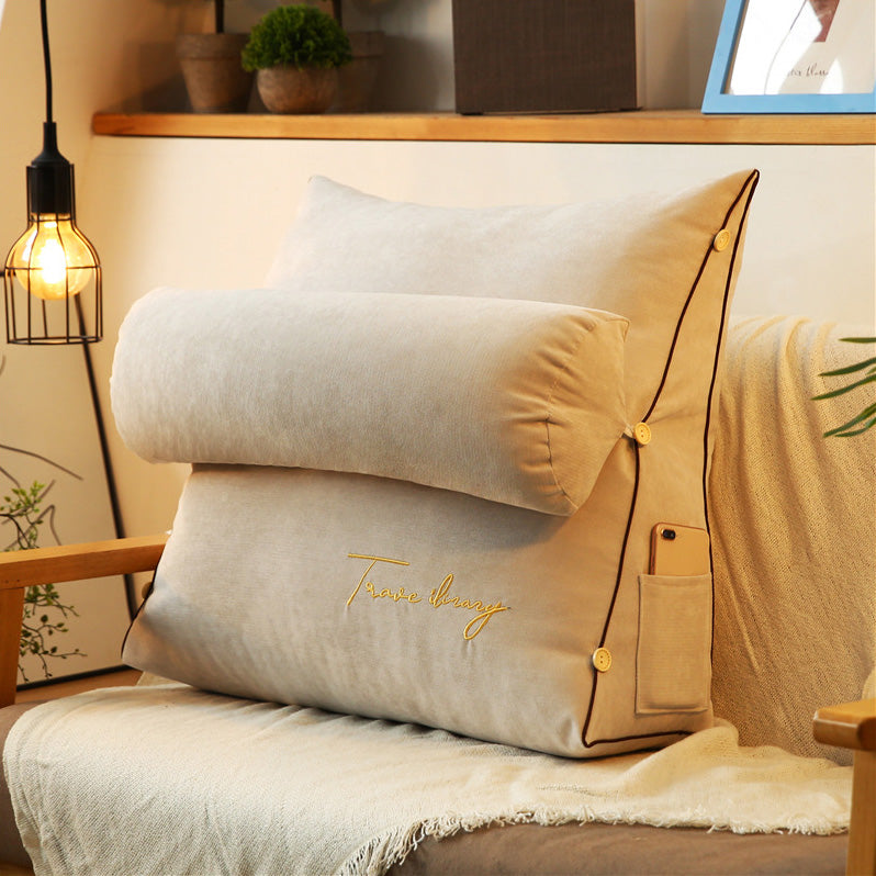 Luxury Backrest Reading Pillow (Cover only)