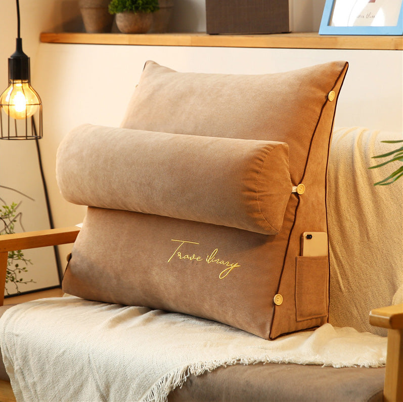 Luxury Backrest Reading Pillow (Cover only)