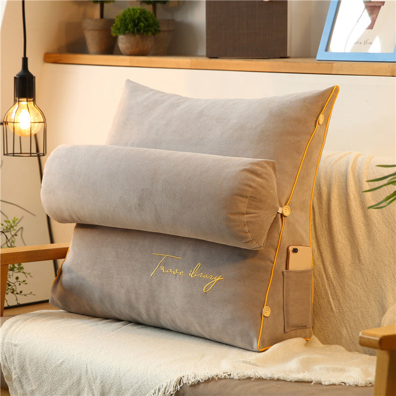 Luxury Backrest Reading Pillow (Cover only)
