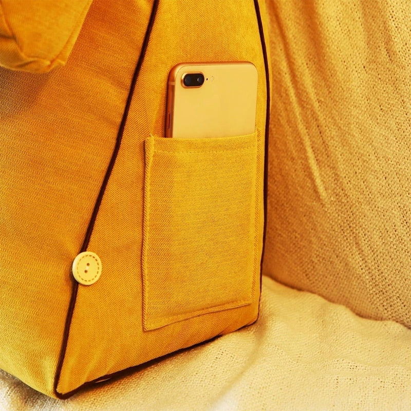 Luxury Backrest Reading Pillow (Cover only)