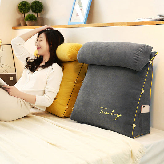 Luxury Backrest Reading Pillow (Cover only)